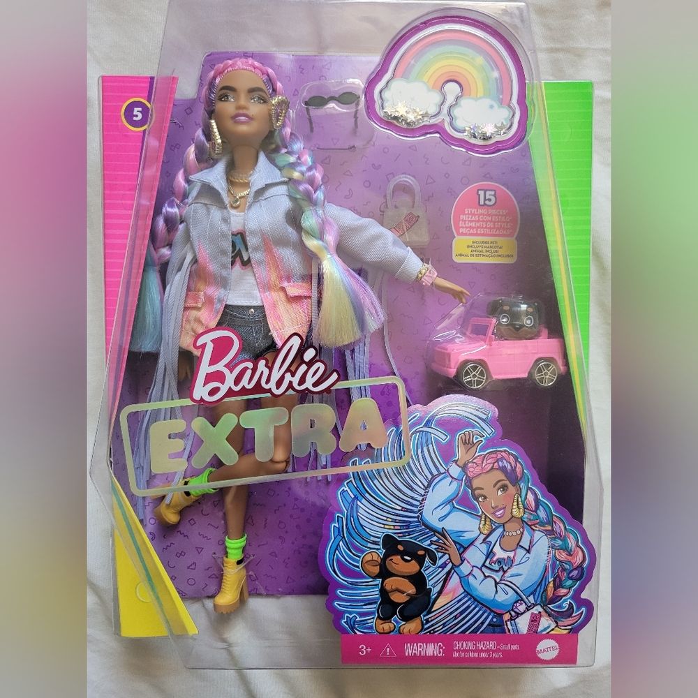 Barbie Extra Doll with Colorful Hair